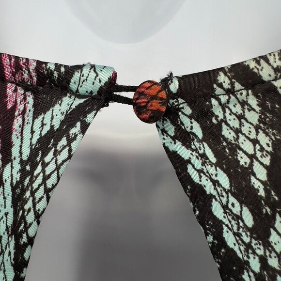 AFRM Women's Snake Ombre Cut-Out Back Smocked Waist Long Sleeves S/P NWT - Picture 8 of 15